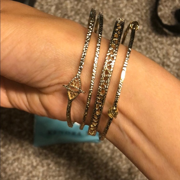 Gold Kendra Scott bracelets - Picture 3 of 3